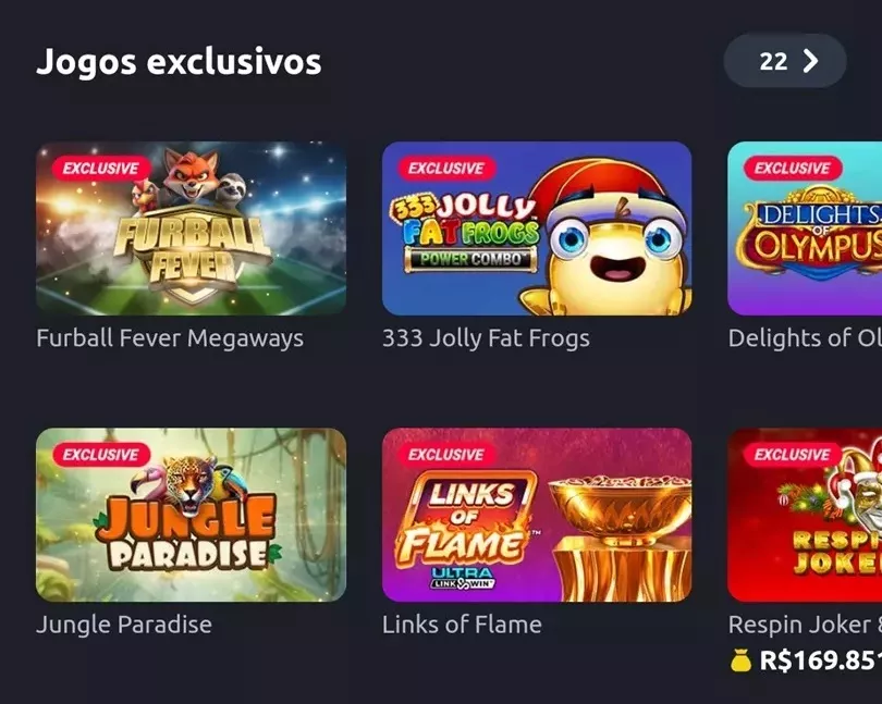 Jogos exclusivos