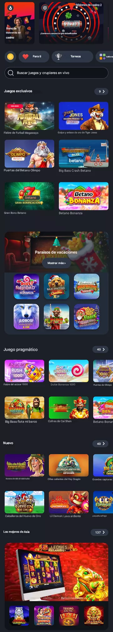 Juegos de casino en tu móvil_Betano